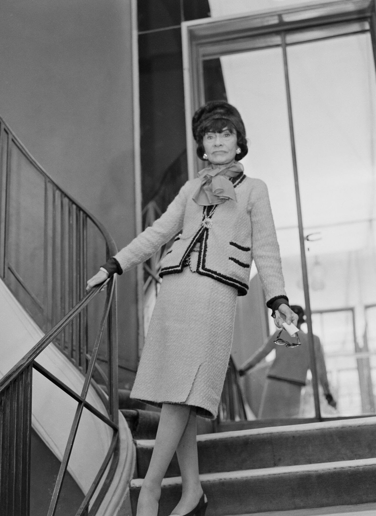 French fashion designer and a businesswoman Coco Chanel (1883 - 1971) in Paris, France, 29th January 1963. (Photo by Michael Hardy/Daily Express/Hulton Archive/Getty Images)